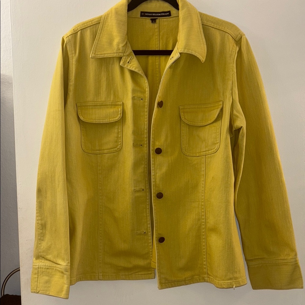Tommy Hilfiger Yellow Lightweight Jacket Classic Design